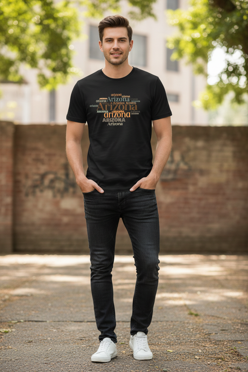100% USA Cotton T-Shirt Design 0101 - Arizona Swag
