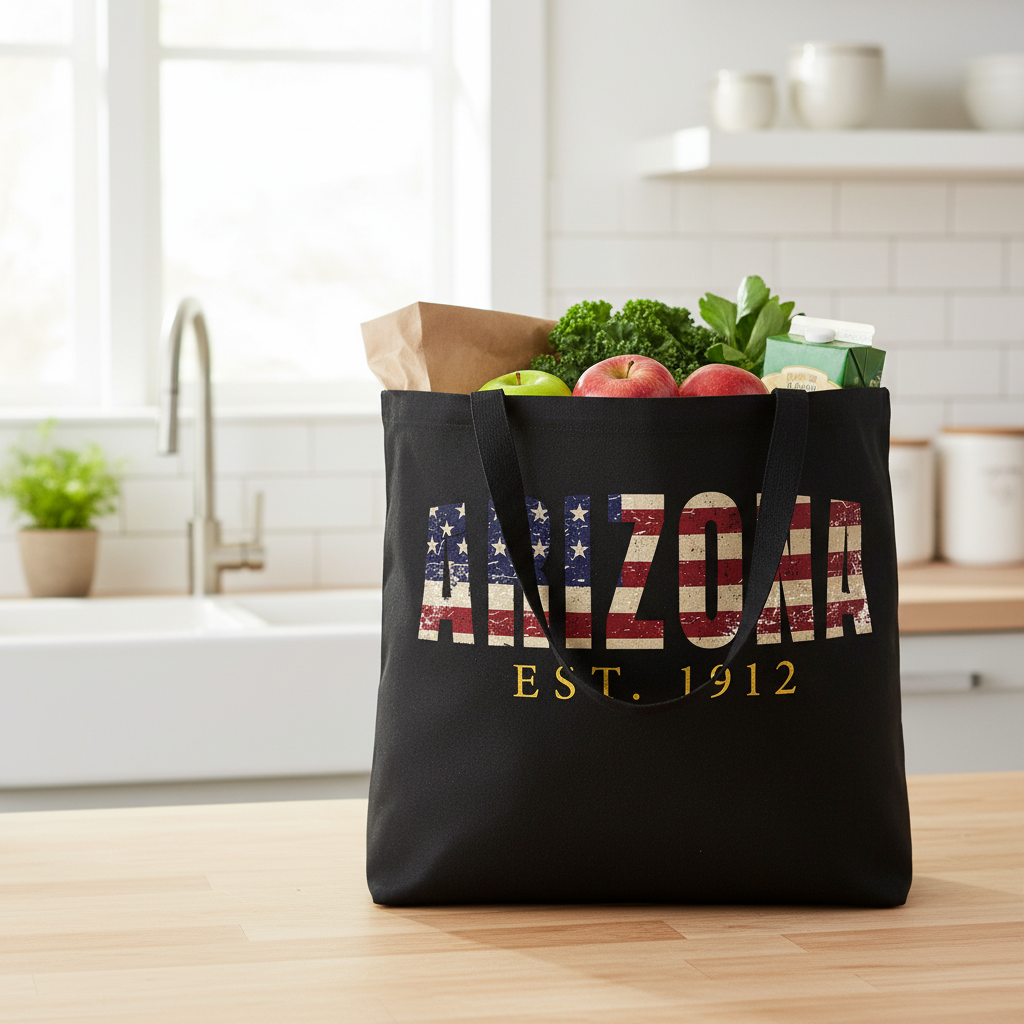 Black Tote - Kitchen Lifestyle (Short Handle)
