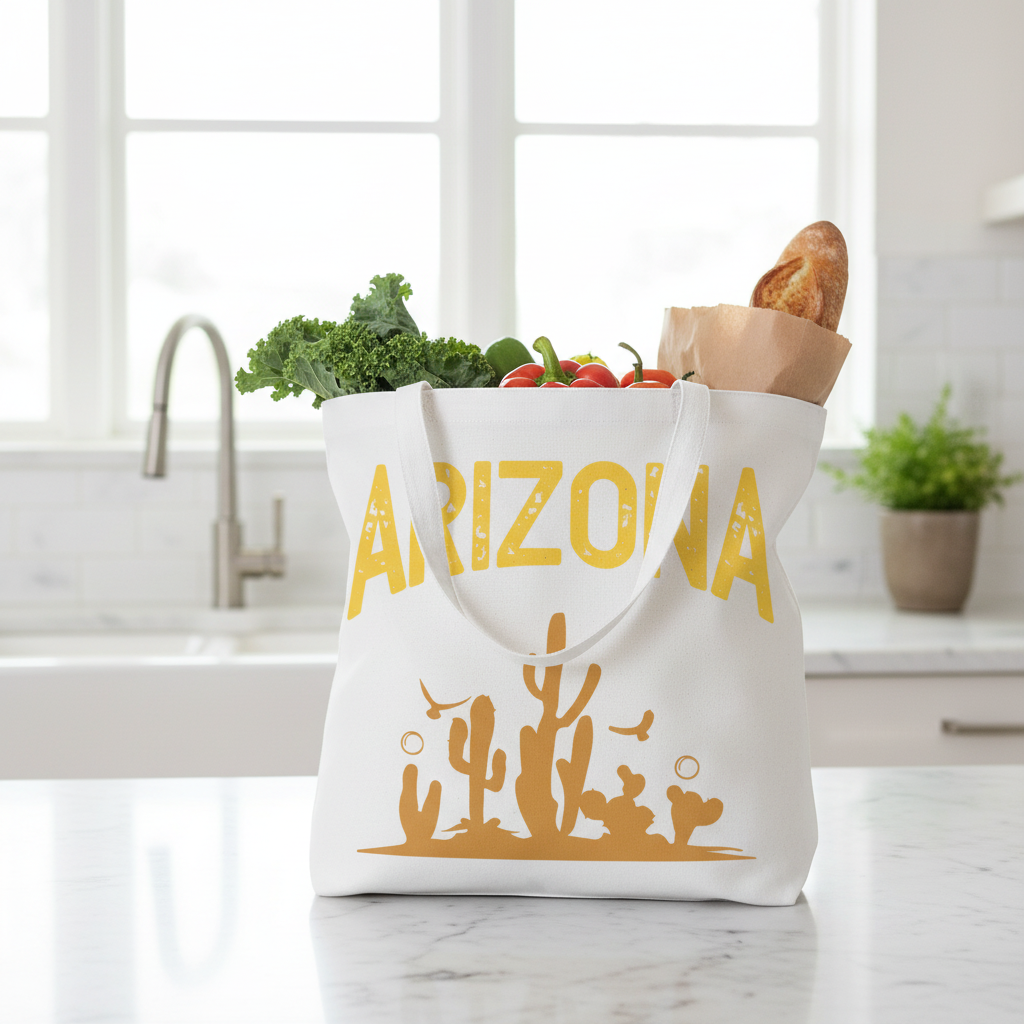 White Tote - Kitchen Lifestyle (Short Handle)