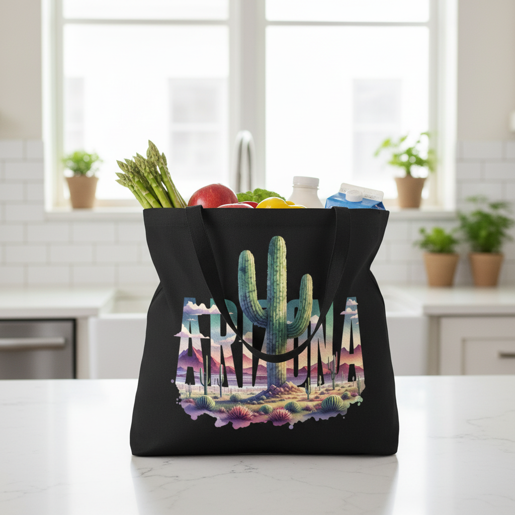 Black Tote - Kitchen Lifestyle (Short Handle)