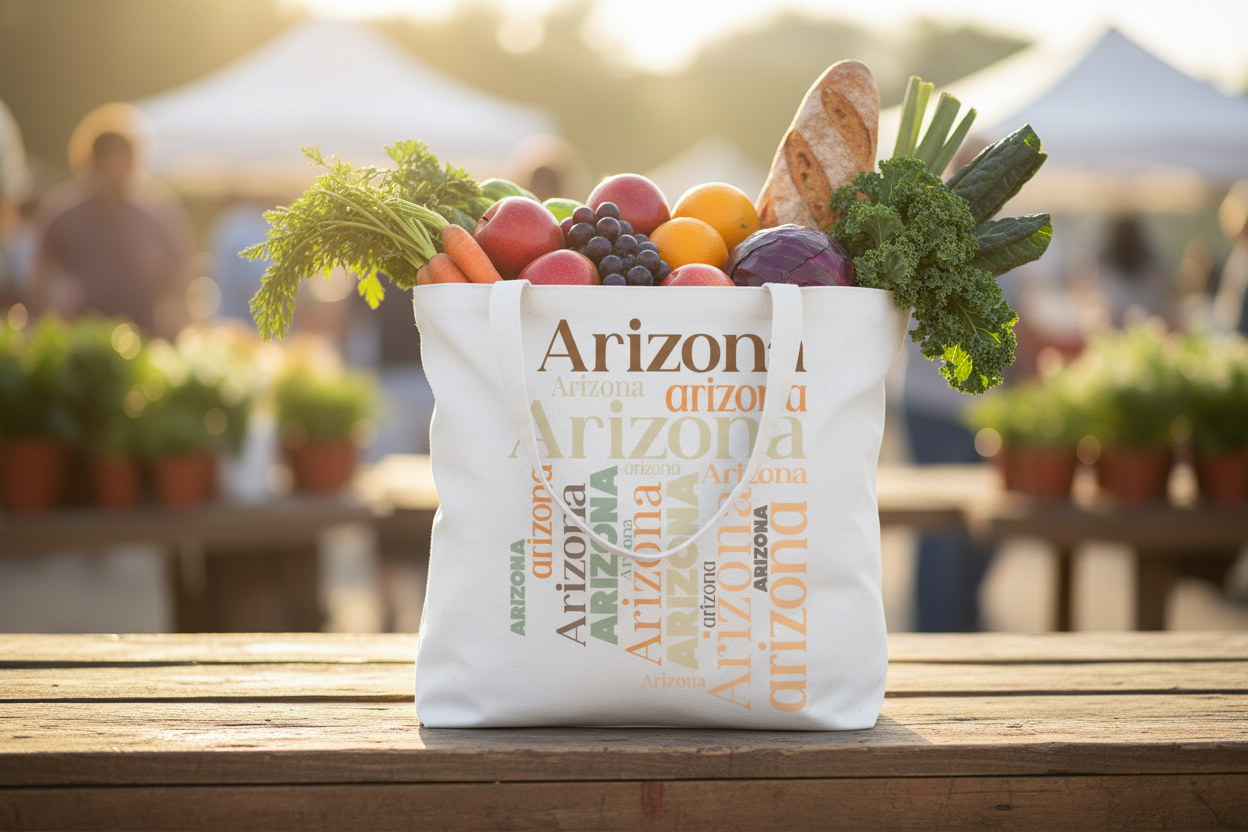 White Beach Bag - Grocery Lifestyle