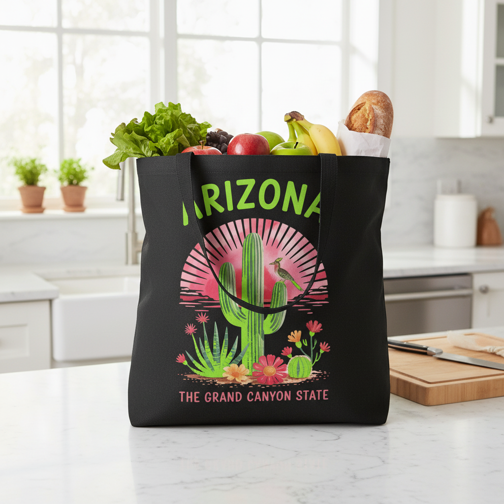 Black Tote - Kitchen Lifestyle (Short Handle)