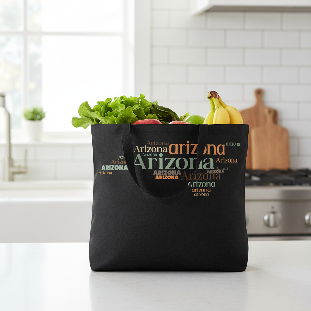 Black Tote - Kitchen Lifestyle (Short Handle)