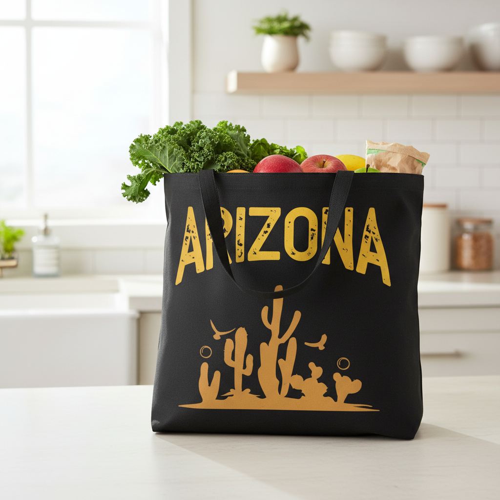 Black Tote - Kitchen Lifestyle (Short Handle)