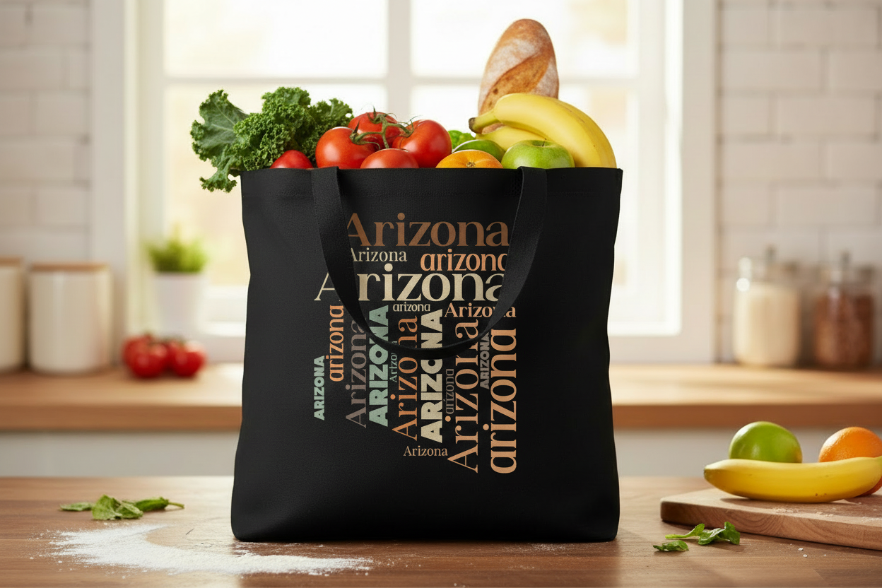 Black Beach Bag - Grocery Lifestyle