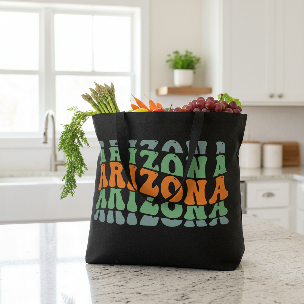 Black Tote - Kitchen Lifestyle (Short Handle)