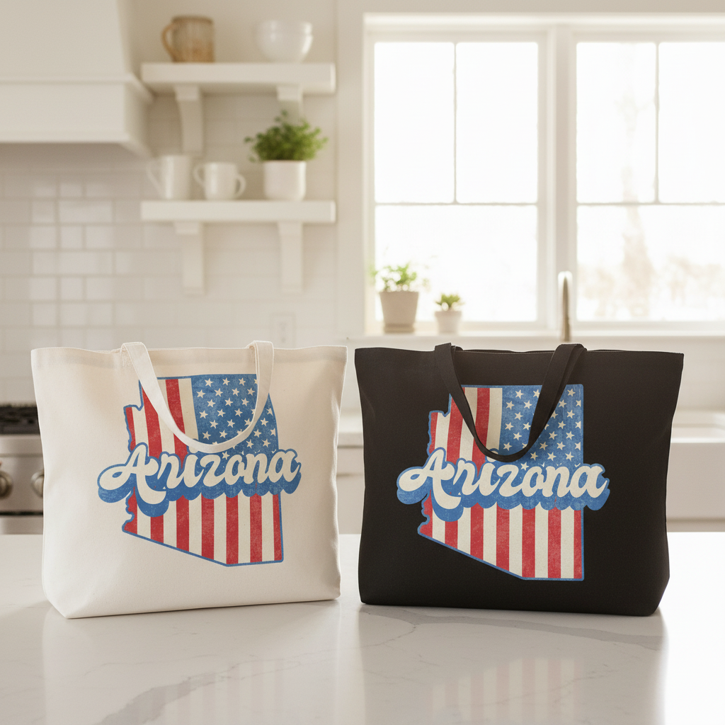 Black & White Totes Together - Combined Shot (Short Handle)