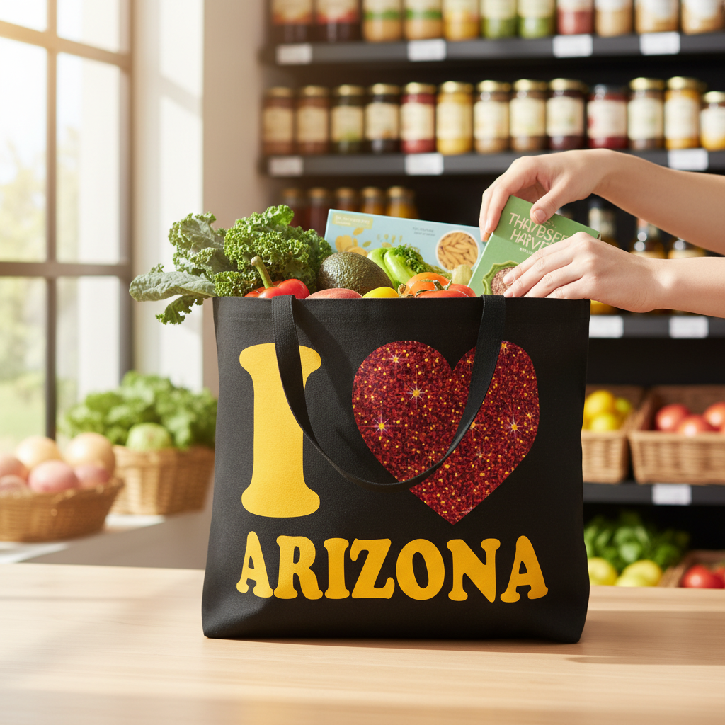 Black Beach Bag - Grocery Lifestyle (Short Handle)