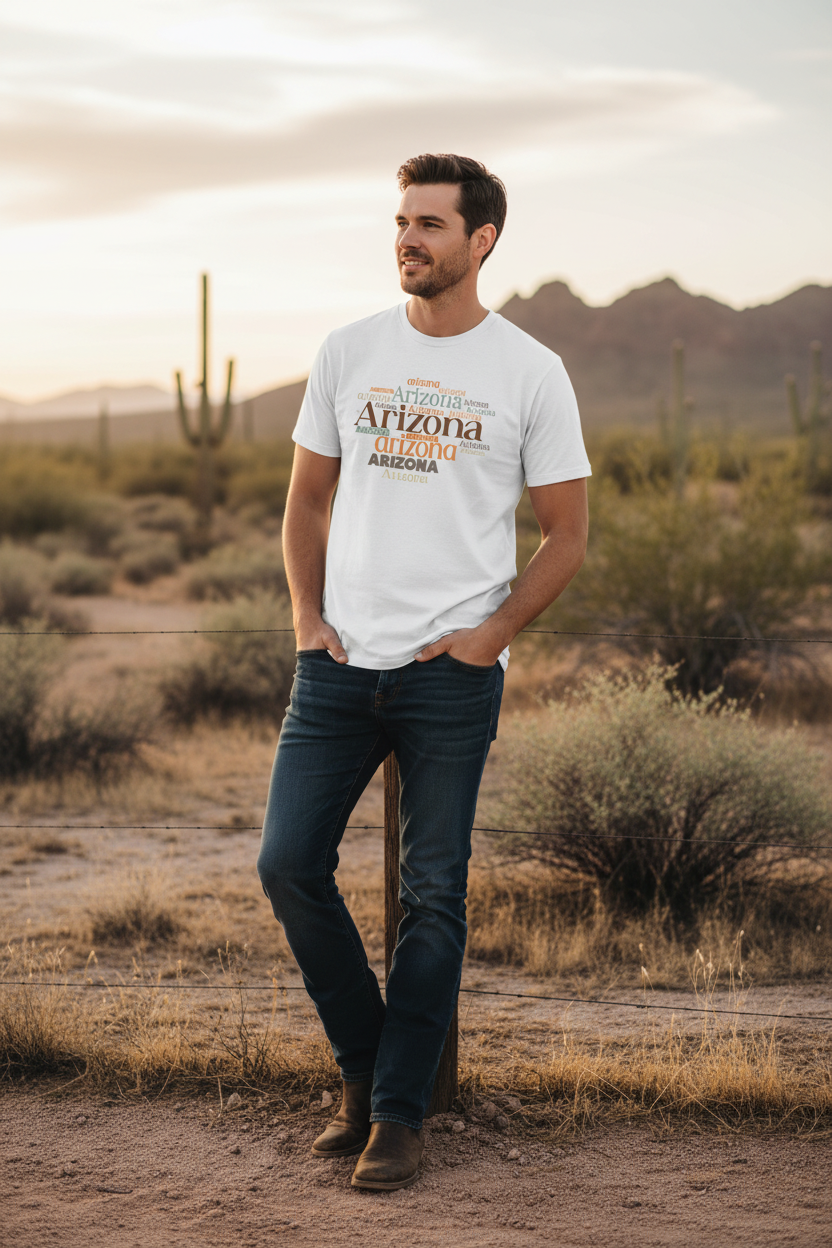 100% USA Cotton T-Shirt Design 0101 - Arizona Swag