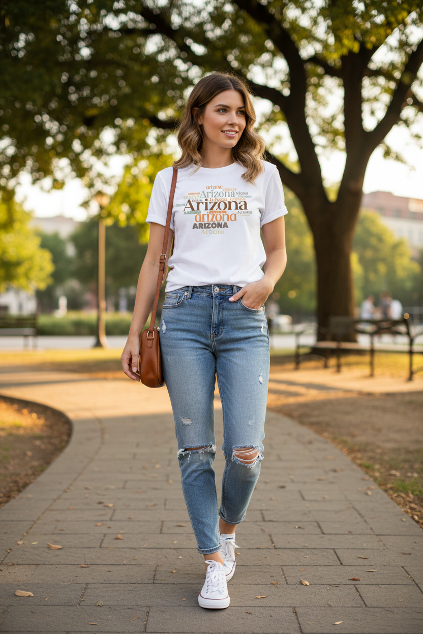 100% USA Cotton T-Shirt Design 0101 - Arizona Swag