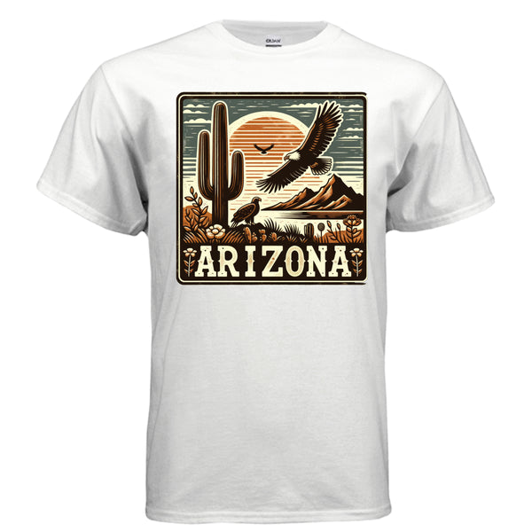 Gildan G200 100% USA cotton t-shirt with tear away label double-needle hems seamless 7/8 inch collar sizes S-5XL