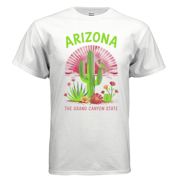 Gildan G200 100% USA cotton crew T-shirt with rib collar taped neck and double-needle hems