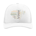 Richardson 112 Hat Design 0103 snapback trucker cap 60/40 cotton/poly front 100% polyester mesh back pre-curved contrast visor