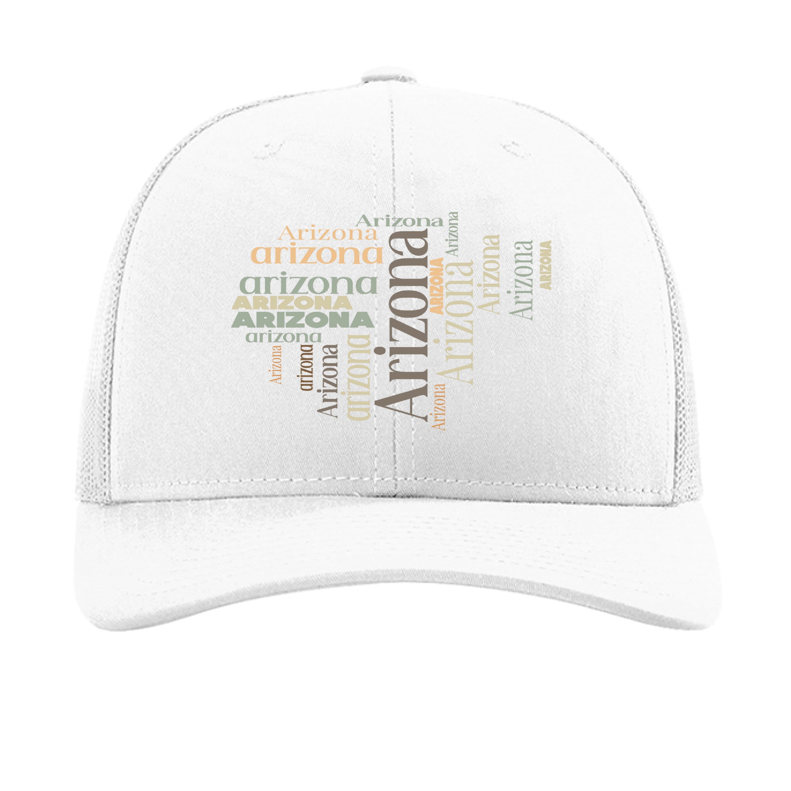Richardson 112 Hat Design 0103 snapback trucker cap 60/40 cotton/poly front 100% polyester mesh back pre-curved contrast visor