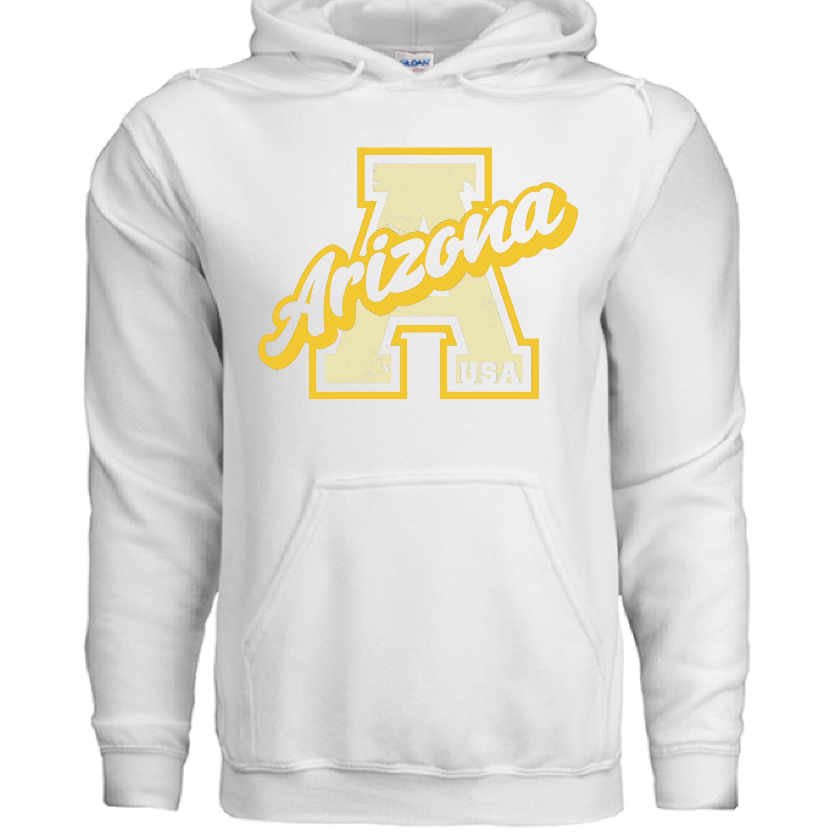 Gildan SF500 Softstyle Hoodie Design 0116 80% ring-spun cotton 20% polyester jersey-lined hood flat draw cords